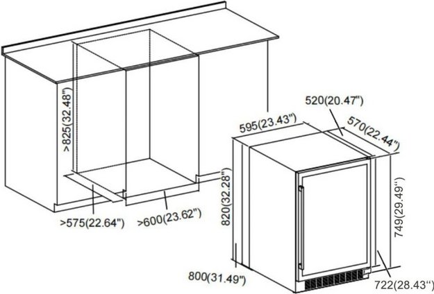 Встраиваемый винный шкаф De Dietrich DUW46DFB в Тюмени (preview 9)