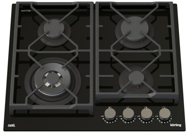 Газовая стеклянная варочная панель Korting HGG 6987 CTN FLC в Тюмени (preview 2)