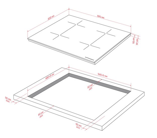 Индукционная варочная панель Kuppersberg ICI 626 в Тюмени (preview 5)