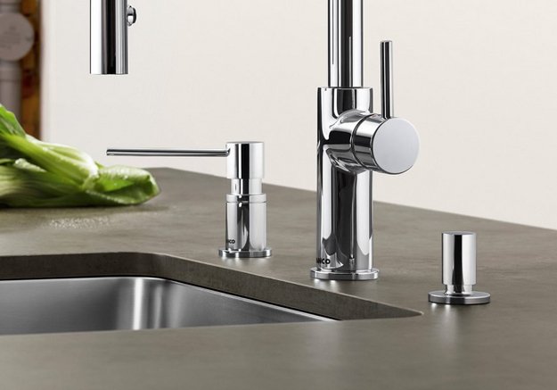 Дозатор для жидкого мыла Blanco Lato сатин золото 526699 в Тюмени (preview 4)