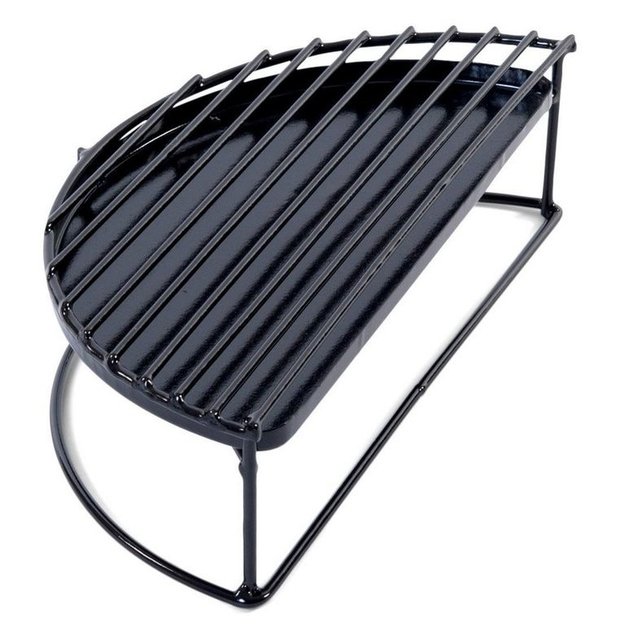Решетка полукруглая приподнятая с поддоном Big Green Egg для XL в Тюмени (preview 1)