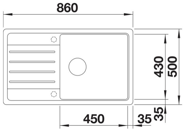 Мойка BLANCO LEGRA XL 6 S Silgranit антрацит в Тюмени (preview 4)