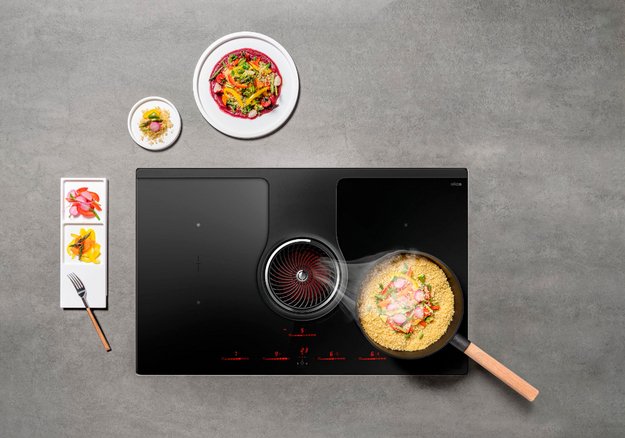 Варочная панель с вытяжкой Elica NIKOLATESLA ONE HP RAW BR/A/83 в Тюмени (preview 3)