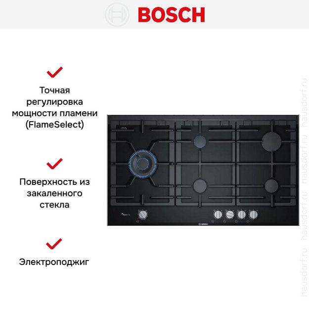 Газовая варочная панель Bosch PRS9A6D70M в Тюмени (preview 6)