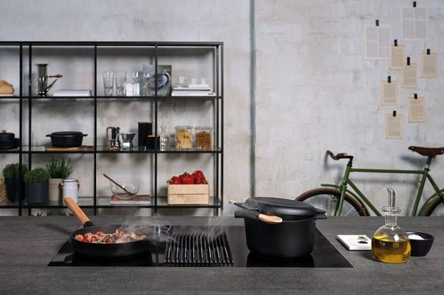 Варочная панель с вытяжкой Elica NIKOLATESLA LIBRA EVO BL/A/83 в Тюмени (preview 4)