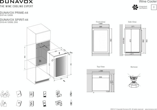 Встраиваемый винный шкаф Dunavox DVS-44.120DC в Тюмени (фото 10) Встраиваемый винный шкаф Dunavox DVS-44.120DC в Тюмени (preview 10)