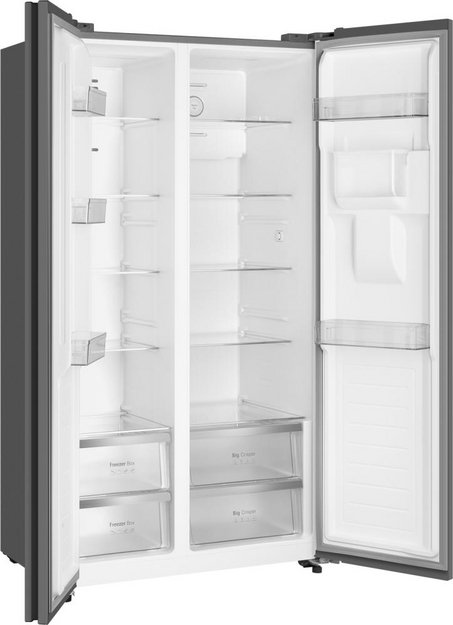 Отдельностоящий холодильник с инвертором и подачей воды Weissgauff WSBS 590 Inverter NoFrost Water Dispenser Grey в Тюмени (preview 5)