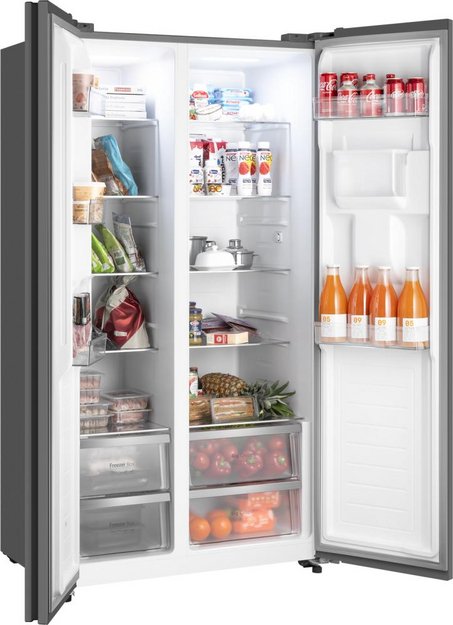 Отдельностоящий холодильник с инвертором и подачей воды Weissgauff WSBS 590 Inverter NoFrost Water Dispenser Grey в Тюмени (preview 6)