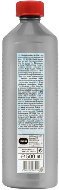 Жидкость для удаления накипи Nivona NIRK 703 в Тюмени (фото 2) Жидкость для удаления накипи Nivona NIRK 703 в Тюмени (preview 2)