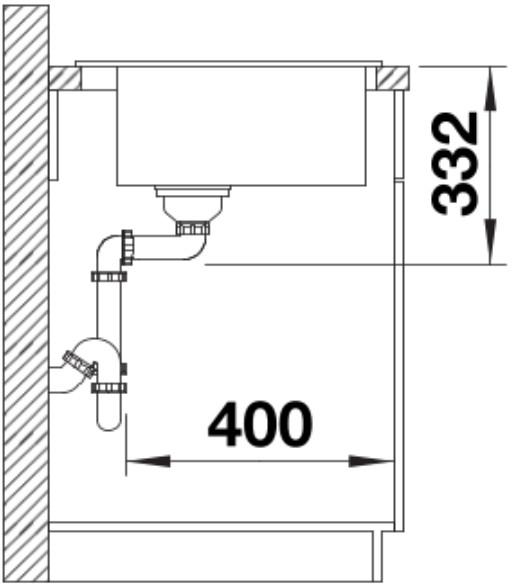 Мойка BLANCO NAYA 45 Silgranit антрацит в Тюмени (preview 4)