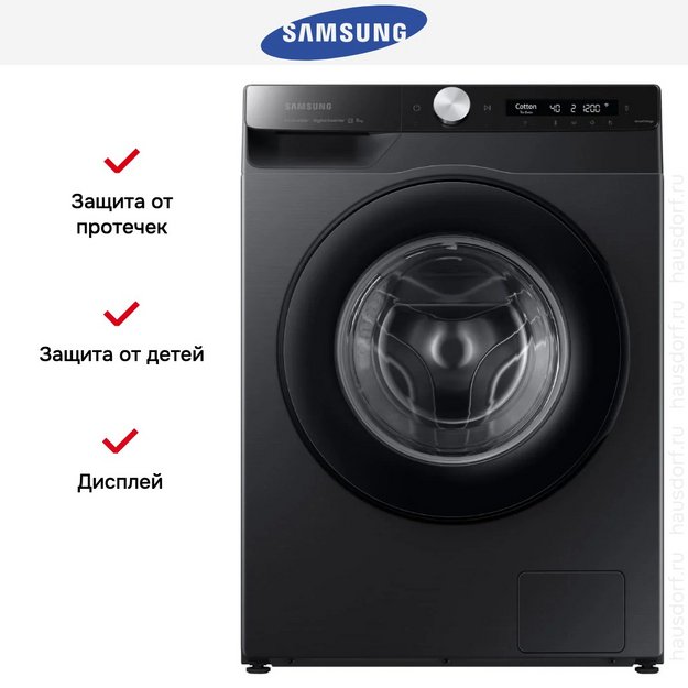 Стиральная машина Samsung WW80AG6S28ABLP в Тюмени (preview 10)