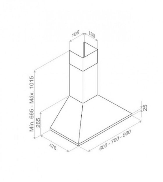 Вытяжка Pando P-221/70 IX 730 E.C.S. 230/50 в Тюмени (preview 3)