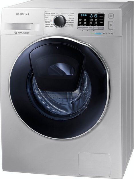 Стирально-сушильная машина Samsung WD 80K5410 OS AddWash в Тюмени (preview 5)