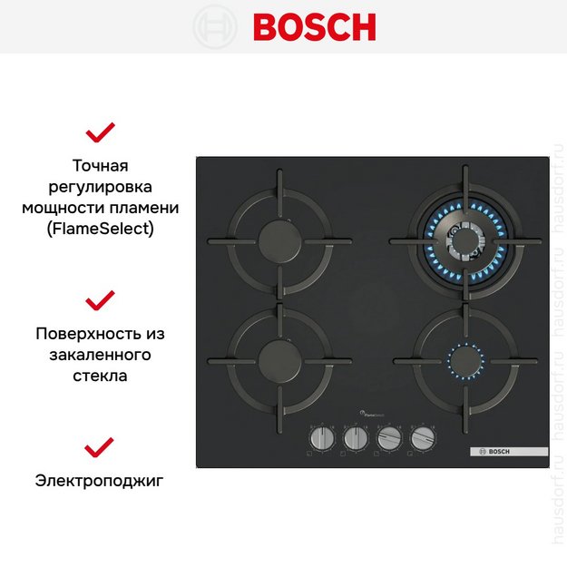 Газовая варочная панель Bosch PPH6A6I10 в Тюмени (preview 6)
