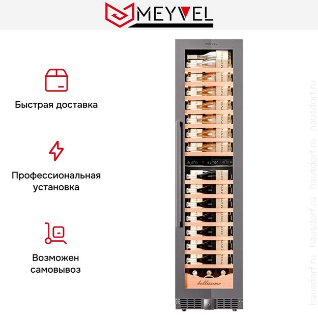Винный шкаф Meyvel MV106-KST2 Узкий (Slim) в Тюмени (preview 11)