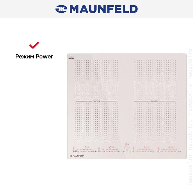 Индукционная варочная панель Maunfeld CVI594SF2BG в Тюмени (preview 8)