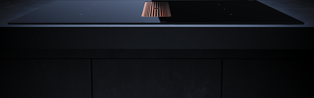 Индукционная варочная панель с вытяжкой Kuppersbusch KMI 8350.0 SR Copper в Тюмени (preview 4)