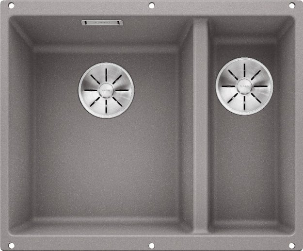 Мойка BLANCO SUBLINE 340/160-U Silgranit алюметаллик, чаша слева в Тюмени (preview 1)