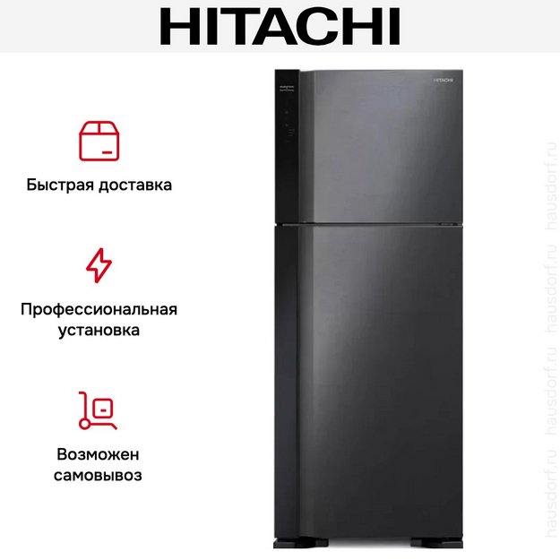 Холодильник Hitachi HRTN7489DFBBKCS в Тюмени (preview 6)