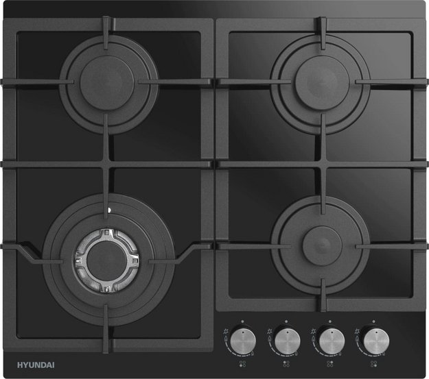 Газовая варочная панель Hyundai HHG 6436 BG в Тюмени (preview 1)