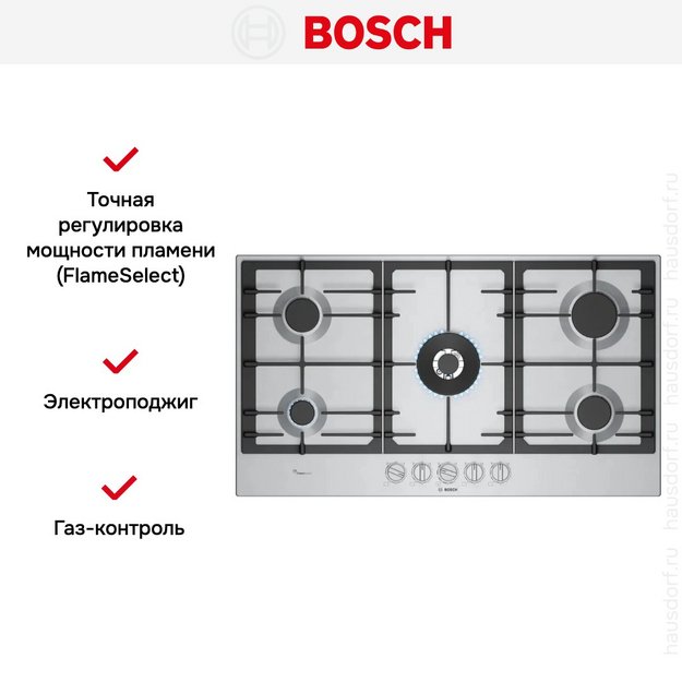 Газовая варочная панель Bosch PCR9A5I90M в Тюмени (preview 6)