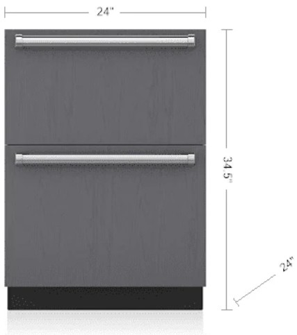 Встраиваемый морозильник SUB-ZERO ID24FI в Тюмени (preview 1)