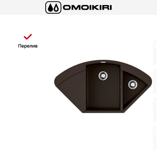 Мойка Omoikiri SAKAIME 105C DC в Тюмени (preview 6)