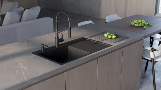 Мойка Omoikiri AKISAME 86 SIDE GB-L в Тюмени (preview 2)