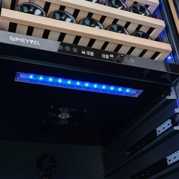 Винный шкаф Meyvel MV163PRO-KBT2 (Натуральный бук) в Тюмени (preview 13)