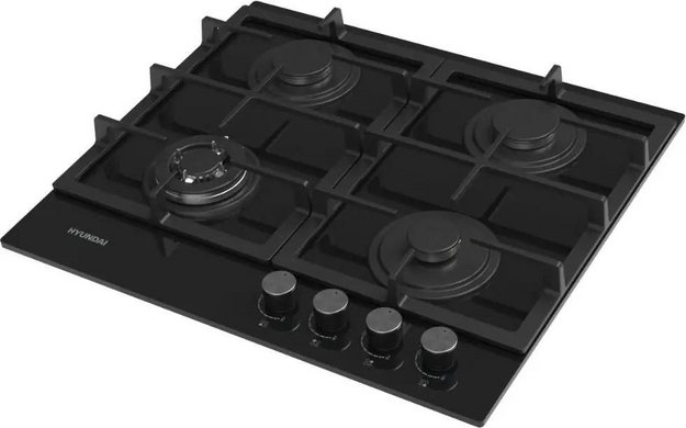 Газовая варочная панель Hyundai HHG 6434 BG в Тюмени (preview 2)