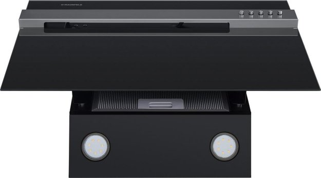 Кухонная вытяжка MAUNFELD Bridge Line 60 черный\вставка сатин в Тюмени (preview 2)