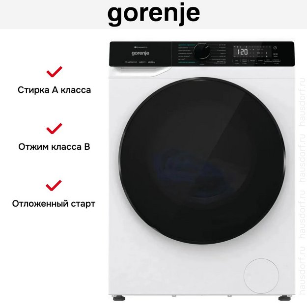 Стирально-сушильная машина Gorenje WD2PA1X64ADAAW/C в Тюмени (preview 18)