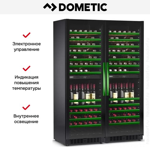 Винный шкаф Dometic E115FG Double Green в Тюмени (preview 12)