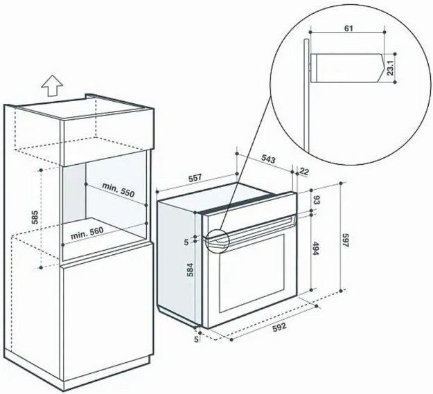 Духовой шкаф De Dietrich DOR4747X в Тюмени (preview 2)