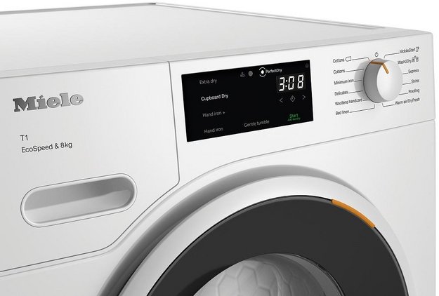 Сушильная машина Miele TWC640WP на английском языке в Тюмени (preview 3)