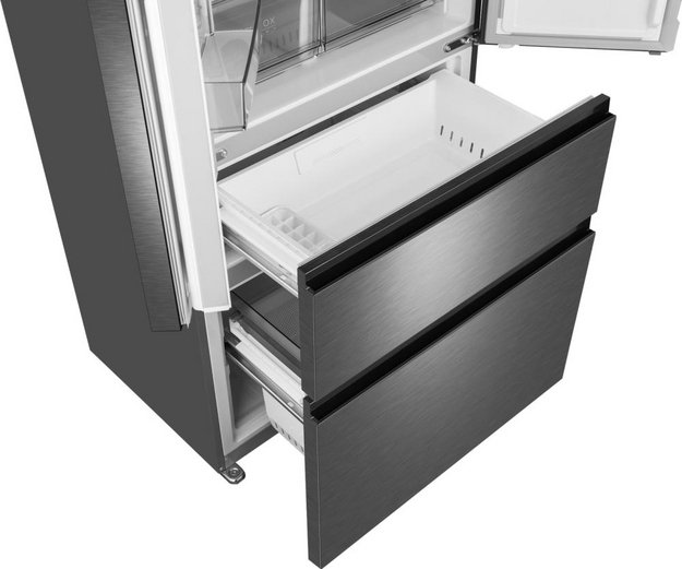 Отдельностоящий холодильник Weissgauff WFD 450 Built-in Inverter NoFrost Dark Inox в Тюмени (preview 11)