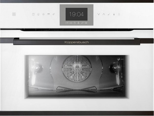 Компактный духовой шкаф с паром Kuppersbusch CBD 6550.0 W6 Black Steel в Тюмени (preview 1)