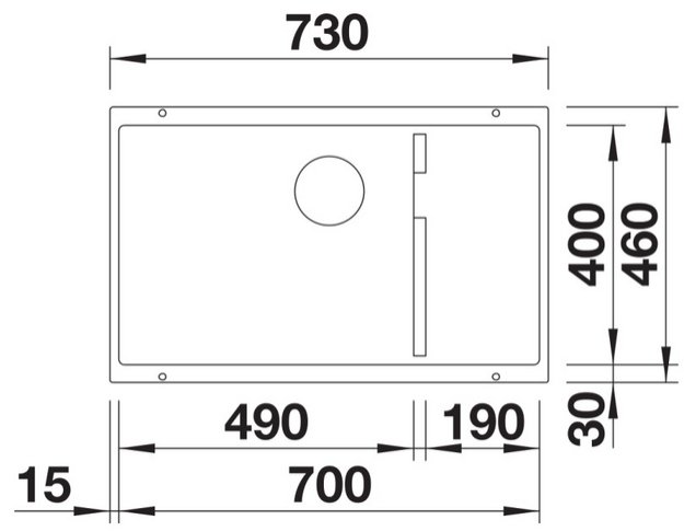 Мойка BLANCO SUBLINE 700-U Level Silgranit мягкий белый в Тюмени (preview 3)