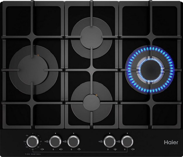Газовая варочная панель Haier HHX-G64CWMB в Тюмени (preview 1)