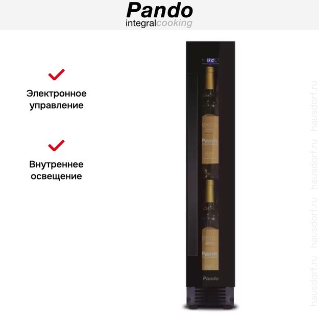 Встраиваемый винный шкаф Pando PVZB 15-9 CRL в Тюмени (preview 5)