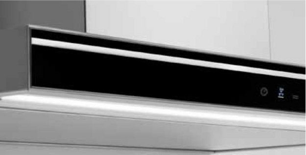Вытяжка Falmec Lumina 120 Glass Black wall (NRS) в Тюмени (preview 5)