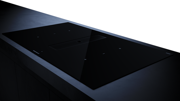 Индукционная варочная панель с вытяжкой Kuppersbusch KMI 9350.0 SR Black Chrome в Тюмени (preview 3)