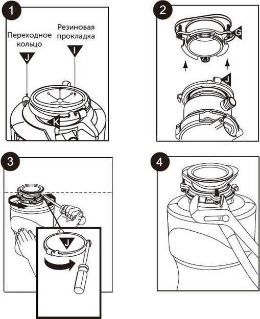 Измельчитель пищевых отходов Haier HDM-1155S в Тюмени (preview 4)
