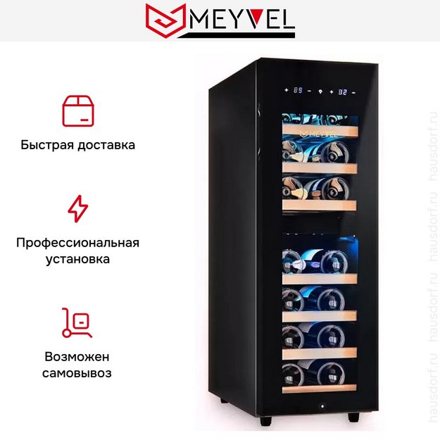 Винный шкаф Meyvel MV19-KBF2 в Тюмени (preview 11)