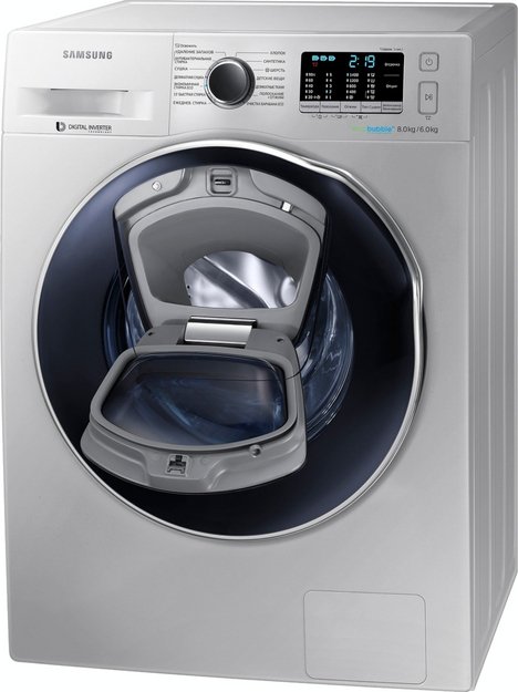 Стирально-сушильная машина Samsung WD 80K5410 OS AddWash в Тюмени (preview 6)