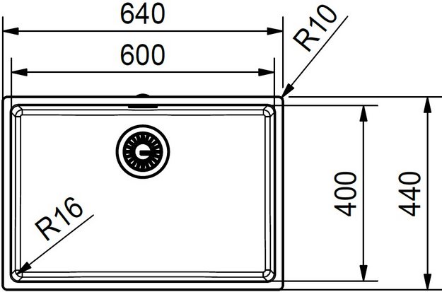 Мойка Franke FEX 110-60 сталь в Тюмени (preview 5)