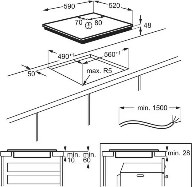 Варочная панель Electrolux LIB60424CK в Тюмени (preview 8)