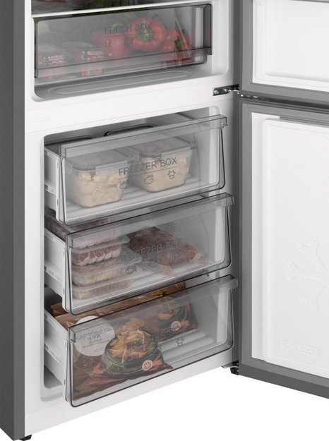 Отдельностоящий холодильник с инвертором Weissgauff WRK 185 Total NoFrost Inverter Inox в Тюмени (preview 11)