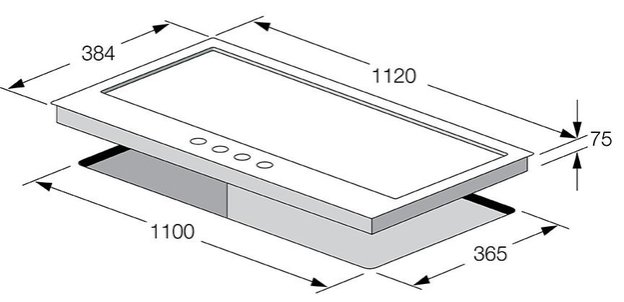 Варочная панель Fulgor Milano CPH 1124 G WK X в Тюмени (preview 4)