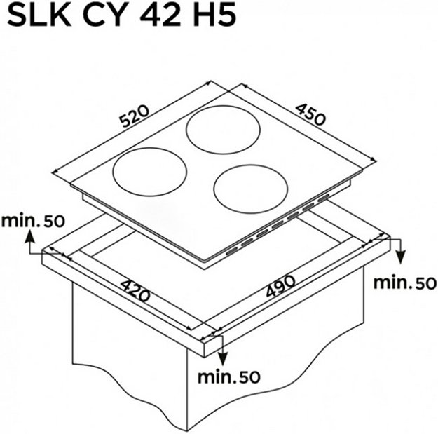 Варочная панель Schaub Lorenz SLK CY 42 H5 в Тюмени (preview 6)